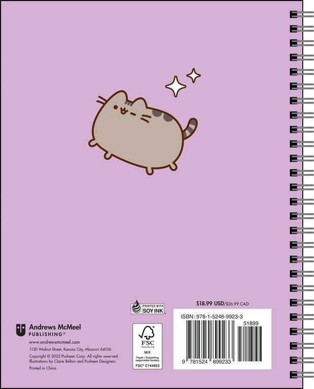 Pusheen 16-Month 2025-2026 Weekly/Monthly Planner