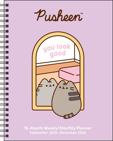 Pusheen 16-Month 2025-2026 Weekly/Monthly Planner