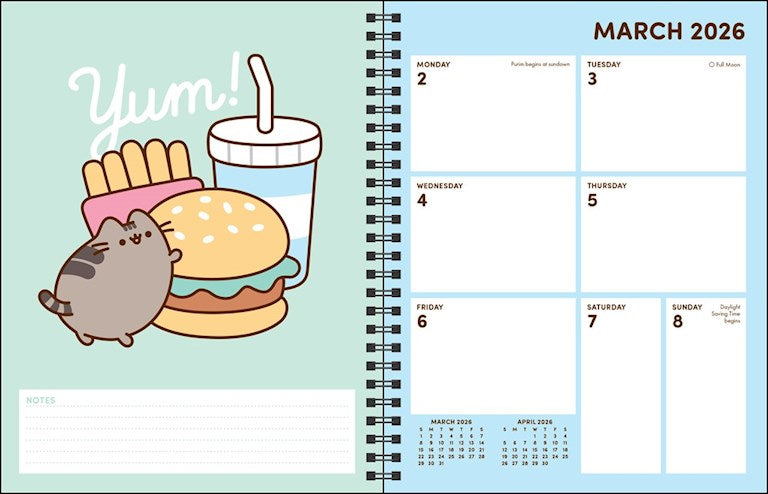 Pusheen 16-Month 2025-2026 Weekly/Monthly Planner