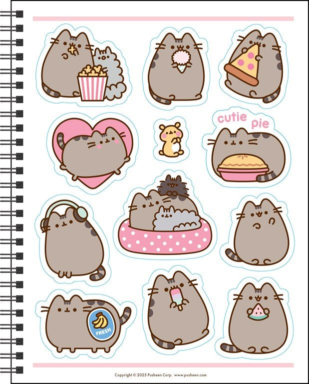 Pusheen 16-Month 2025-2026 Weekly/Monthly Planner
