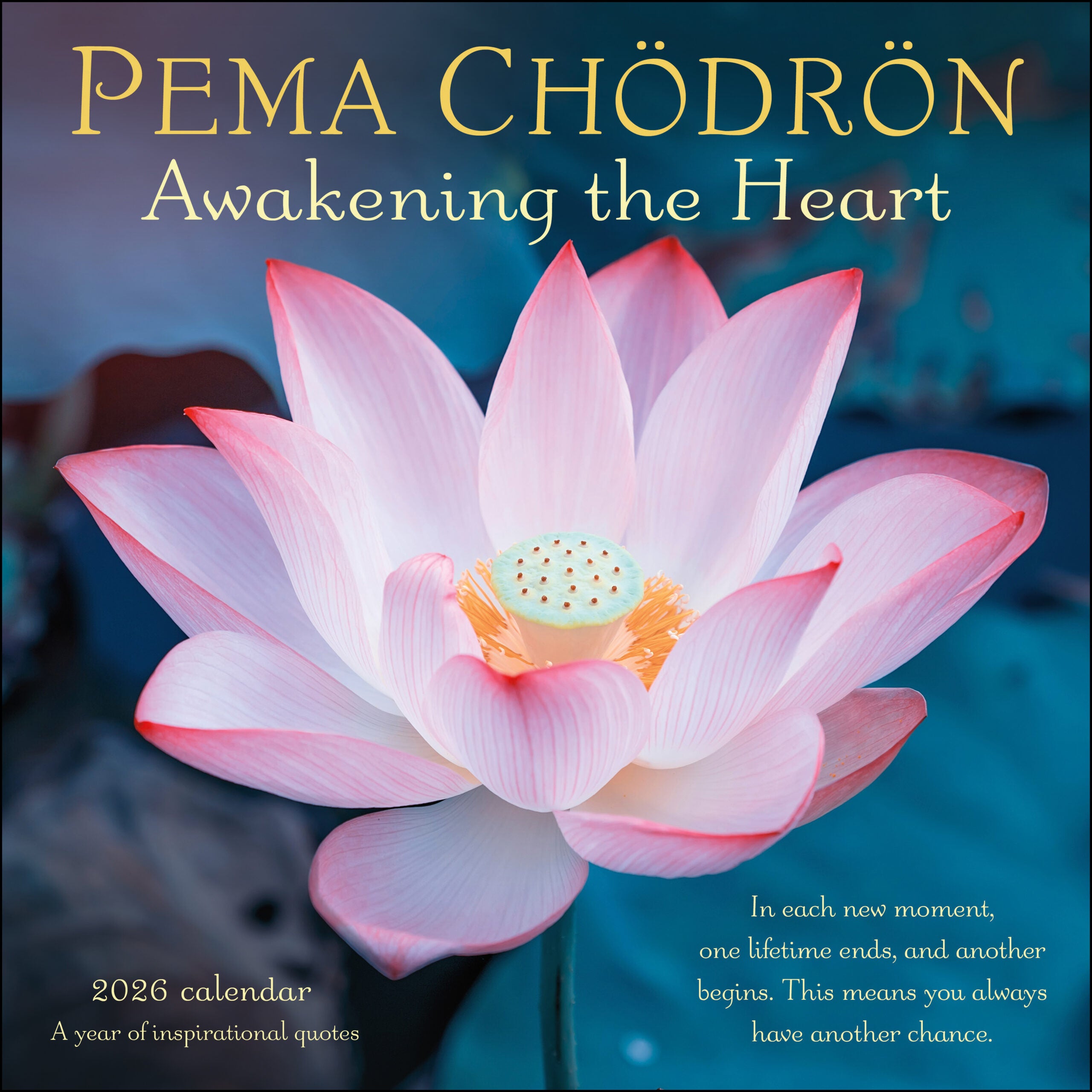 Pema Chödrön Awakening The Heart 2026 Wall Calendar