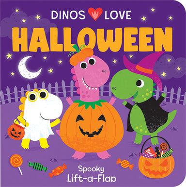 Dinos Love Halloween Board Book