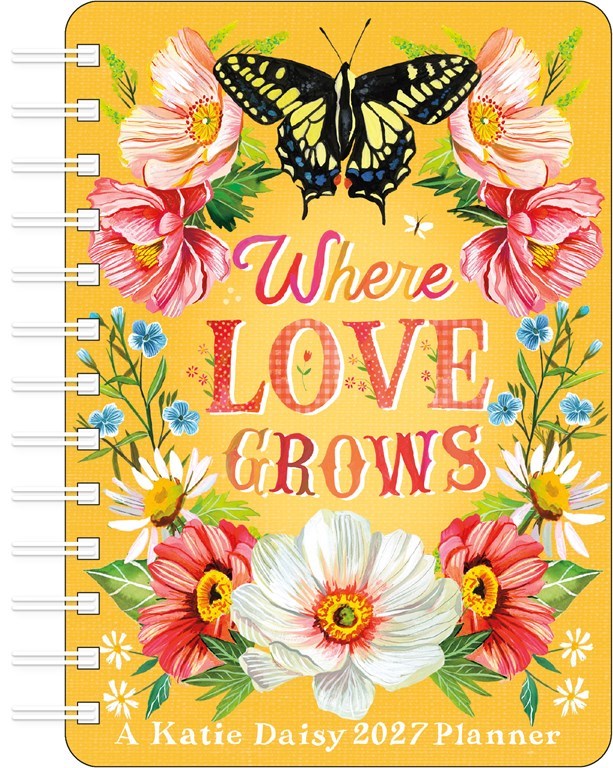 AL Katie Daisy 2027 Weekly Planner Calendar