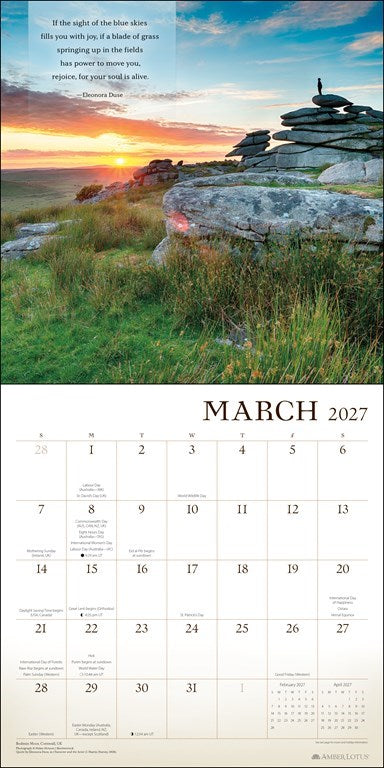 AL Wanderlust 2027 Wall Calendar