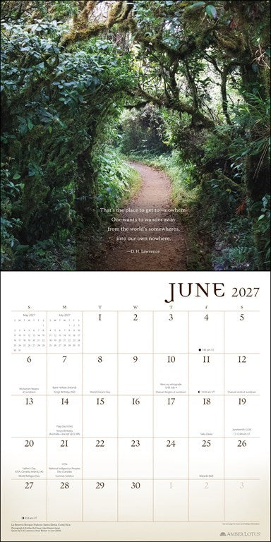 AL Wanderlust 2027 Wall Calendar