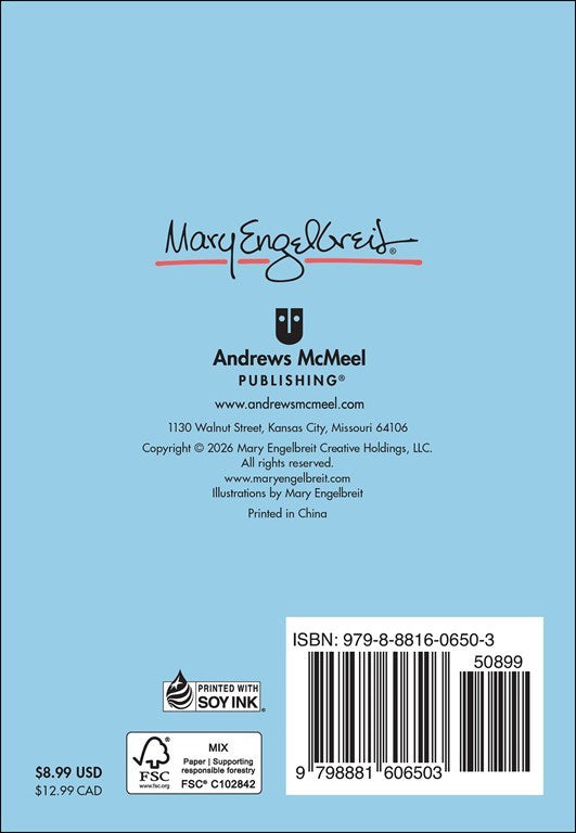 AMC Mary Engelbreit’s Good Vibes Only 2027 Monthly Pocket Planner Calendar