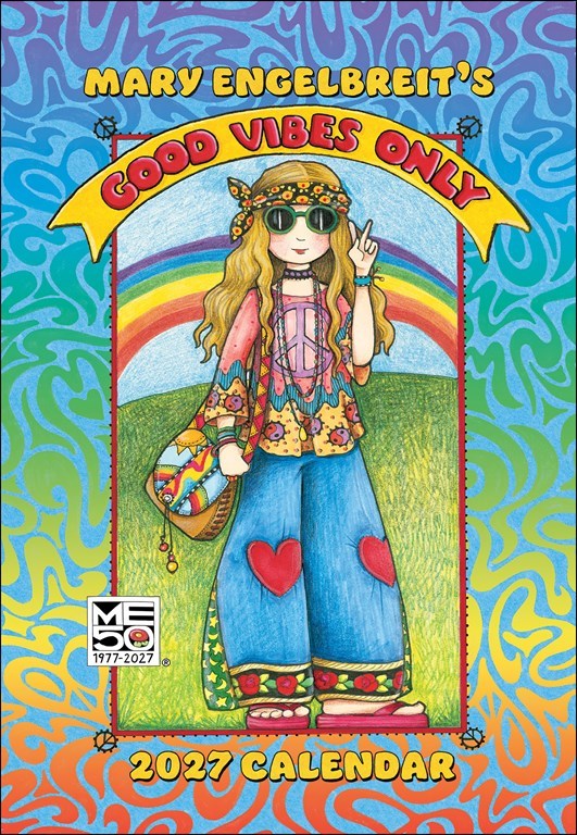 AMC Mary Engelbreit’s Good Vibes Only 2027 Monthly Pocket Planner Calendar
