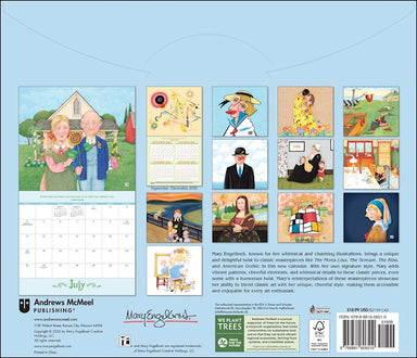 AMC Mary Engelbreit’s ME and the Masterpieces 2027 Deluxe Wall Calendar