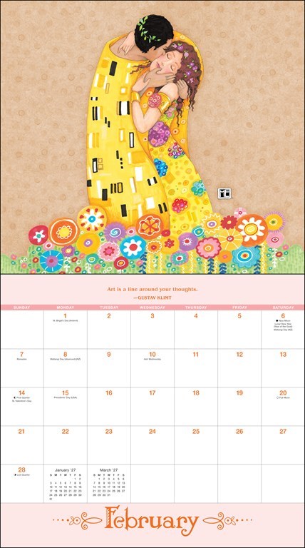 AMC Mary Engelbreit’s ME and the Masterpieces 2027 Deluxe Wall Calendar