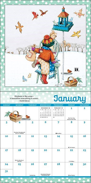 Mary Engelbreit’s Kindness is Magic 2027 Mini Wall Calendar