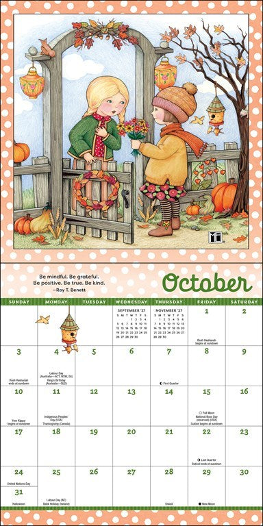Mary Engelbreit’s Kindness is Magic 2027 Mini Wall Calendar