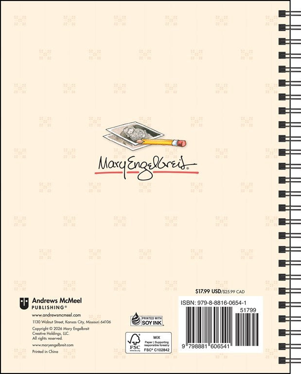 AMC Mary Engelbreit’s A Moment Here, A Memory There 2027 Monthly/Weekly Planner