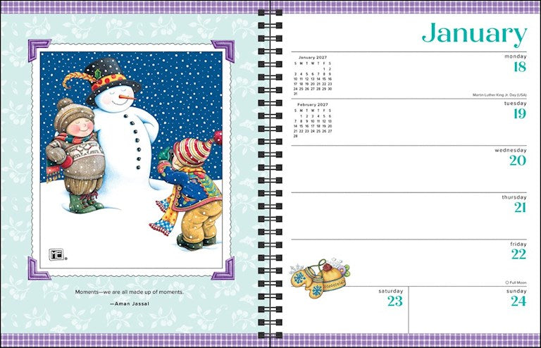 AMC Mary Engelbreit’s A Moment Here, A Memory There 2027 Monthly/Weekly Planner