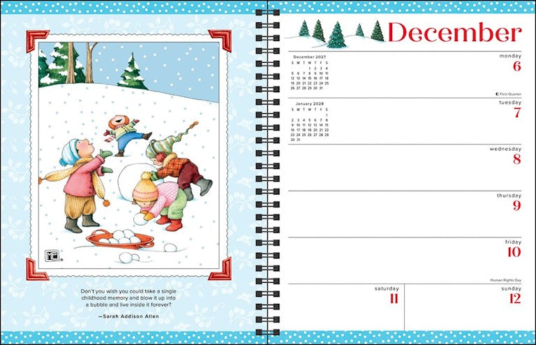 AMC Mary Engelbreit’s A Moment Here, A Memory There 2027 Monthly/Weekly Planner