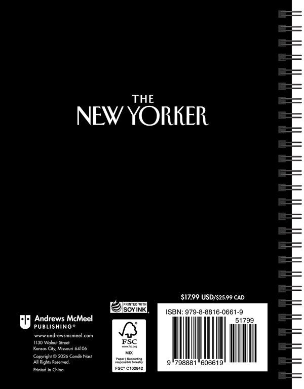 AMC The New Yorker Magazine 2027 Monthly/Weekly Planner Calendar