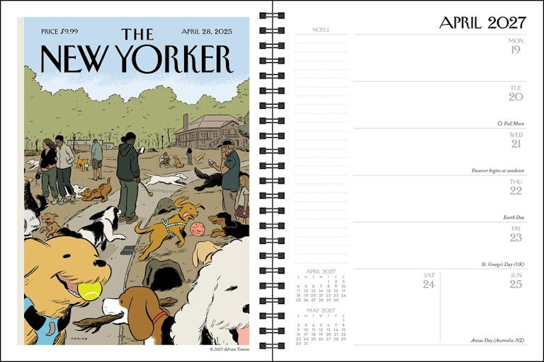 AMC The New Yorker Magazine 2027 Monthly/Weekly Planner Calendar
