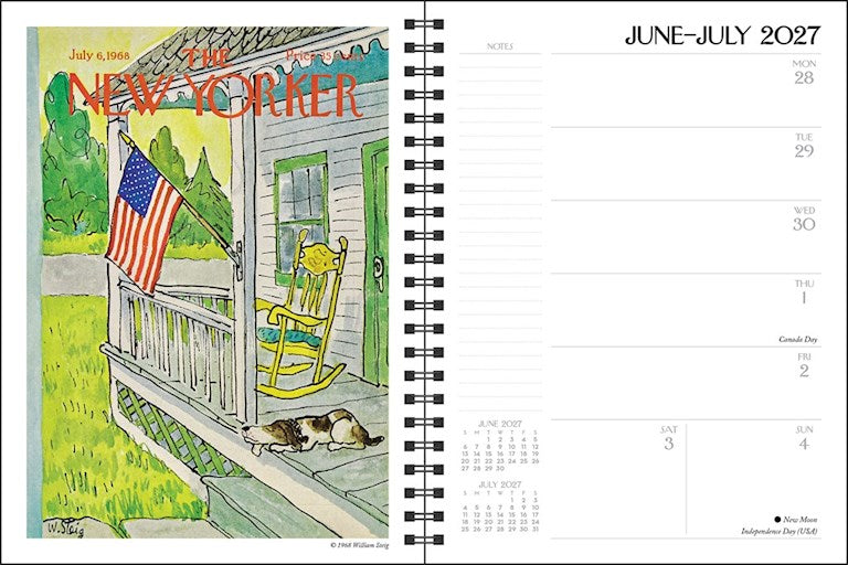 AMC The New Yorker Magazine 2027 Monthly/Weekly Planner Calendar