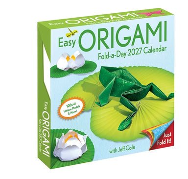 Easy Origami Fold-a-Day 2027 Calendar