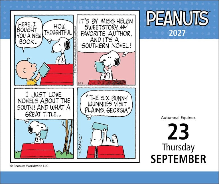 Peanuts 2027 Day-to-Day Calendar