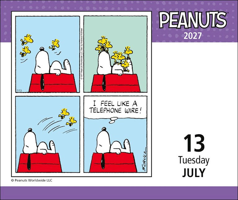 Peanuts 2027 Day-to-Day Calendar