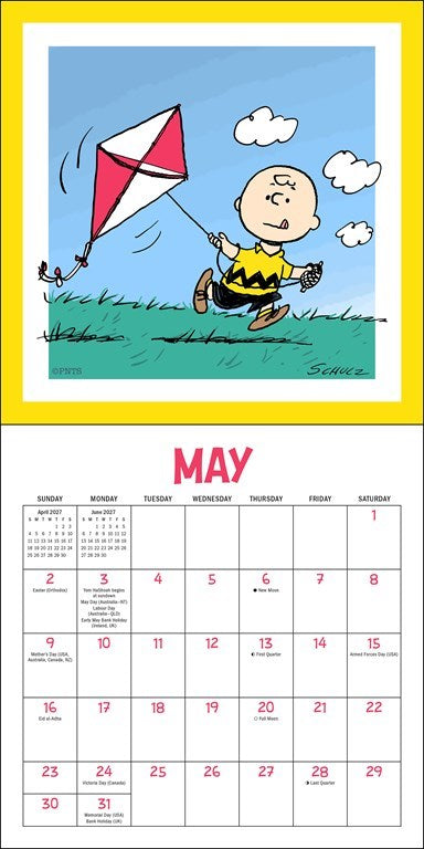 AMC PEANUTS®: @Snoopygrams 2027 Mini Wall Calendar