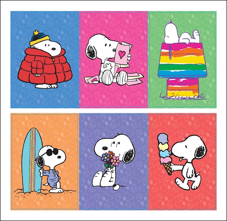 Peanuts Snoopy 2027 Wall Calendar with Notecards