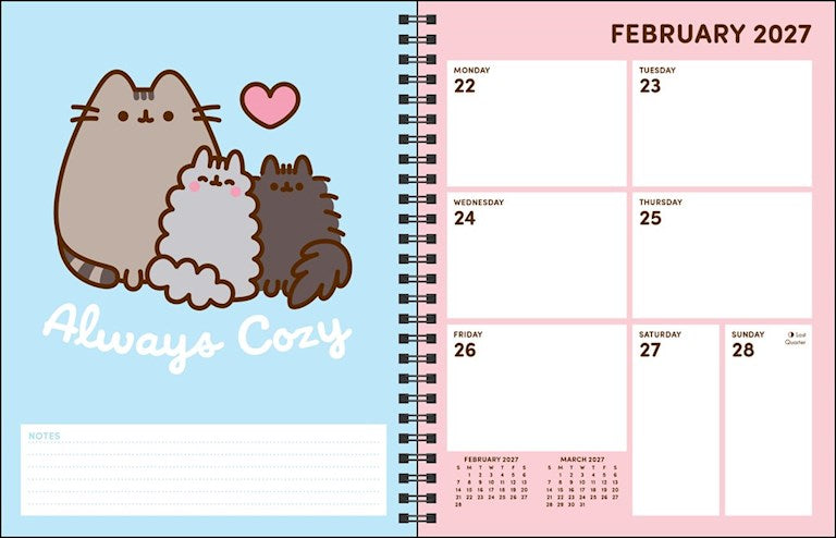 AMC Pusheen 16-Month 2026-2027 Weekly/Monthly Planner Calendar