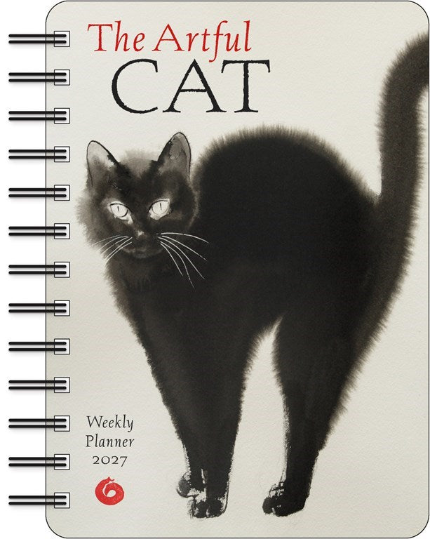 AL The Artful Cat 2027 Weekly Planner Calendar