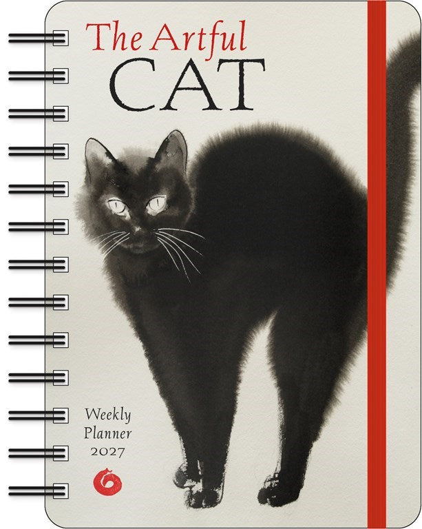 AL The Artful Cat 2027 Weekly Planner Calendar