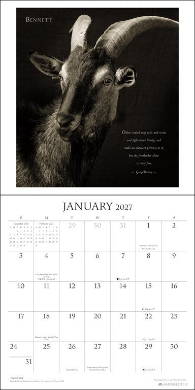I Am Goat 2027 Wall Calendar
