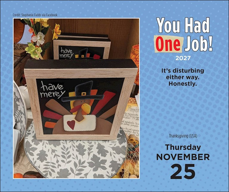 You Had One Job 2027 Page-A-Day Calendar