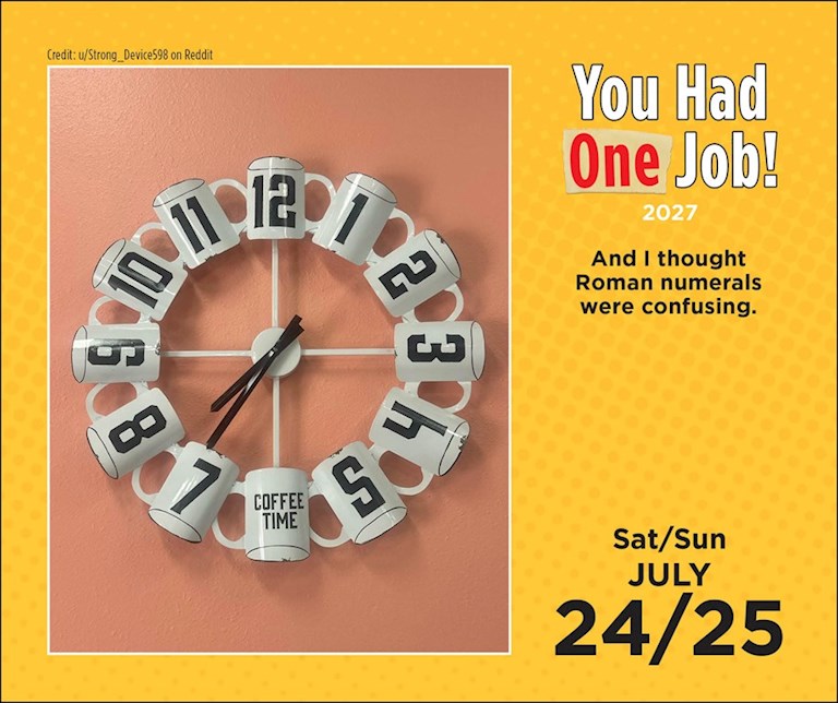 You Had One Job 2027 Page-A-Day Calendar