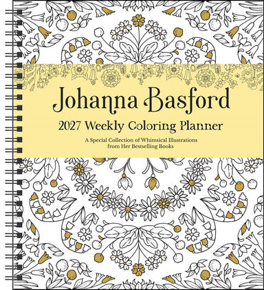 AMC Johanna Basford 2027 Weekly Coloring Calendar