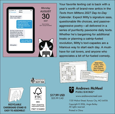 Texts from Mittens the Cat 2027 Page-A-Day Calendar