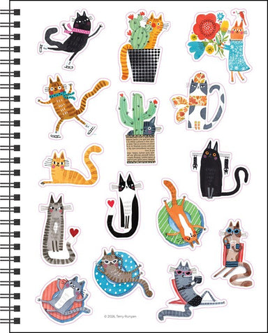 AMC Feline 2027 Monthly/Weekly Planner Calendar by Terry Runyan