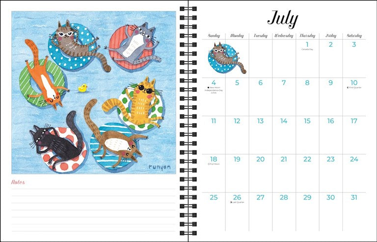 AMC Feline 2027 Monthly/Weekly Planner Calendar by Terry Runyan