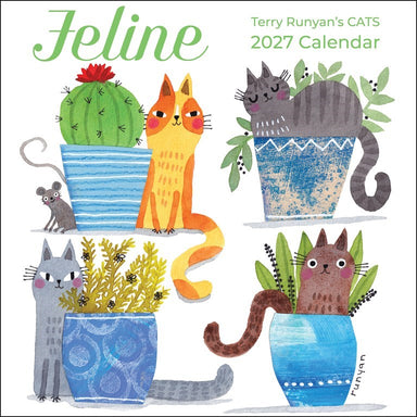 Feline 2027 Wall Calendar by Terry Runyan