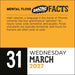 Amazing Facts from Mental Floss 2027 Day-to-Day Calendar