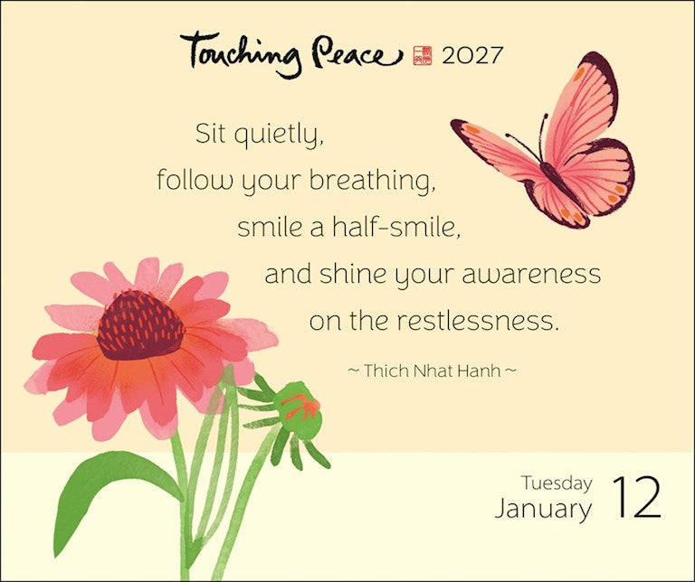 Thich Nhat Hanh Touching Peace 2027 Page-A-Day Calendar