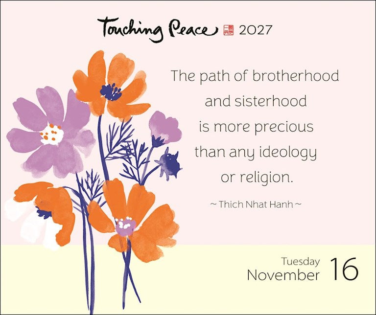 Thich Nhat Hanh Touching Peace 2027 Page-A-Day Calendar