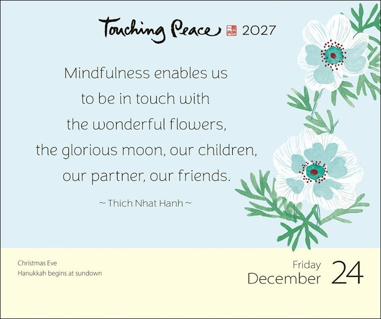 Thich Nhat Hanh Touching Peace 2027 Page-A-Day Calendar