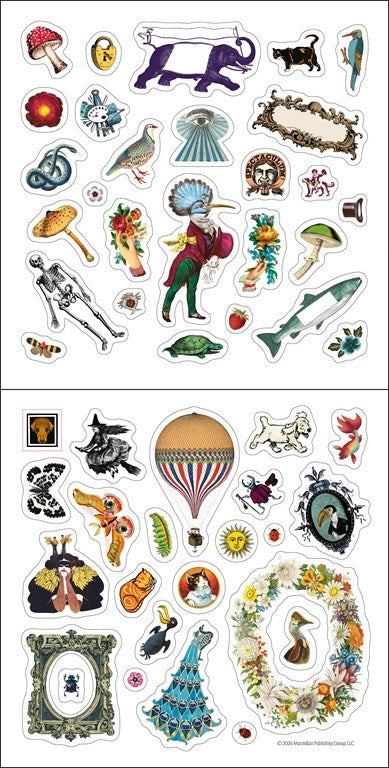 AMC The Antiquarian Sticker Book 2027 Wall Calendar