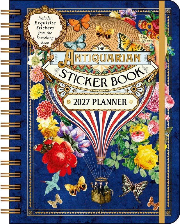 AMC The Antiquarian Sticker Book 2027 Monthly/Weekly Planner Calendar