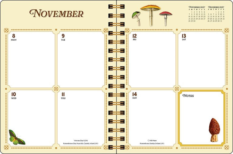 AMC The Antiquarian Sticker Book 2027 Monthly/Weekly Planner Calendar