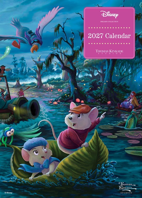 AMC Disney Dreams by Thomas Kinkade Studios 2027 Monthly/Weekly Engagement Calendar