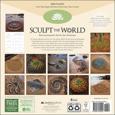 Sculpt the World 2027 Wall Calendar