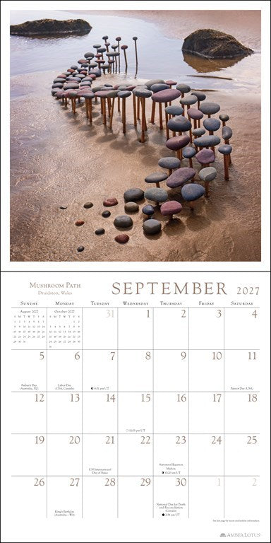 AL Sculpt the World 2027 Wall Calendar