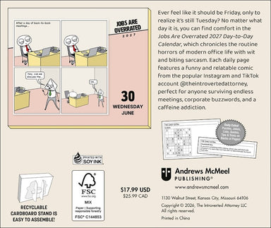 Jobs Are Overrated 2027 Page-A-Day Calendar