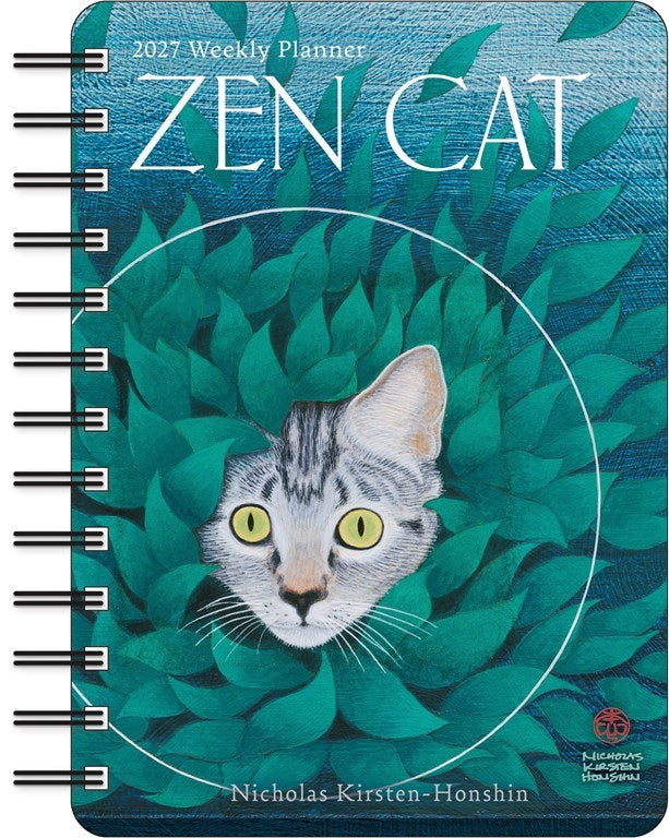 AL Zen Cat 2027 Weekly Planner Calendar