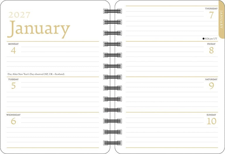 AL Zen Cat 2027 Weekly Planner Calendar